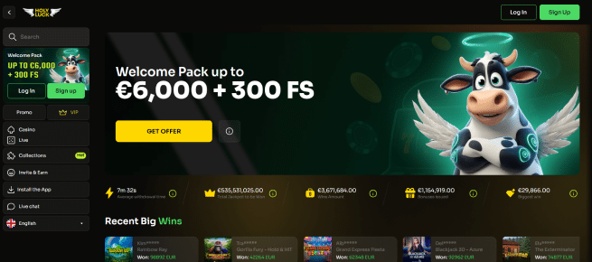 HolyLuck casino betrouwbaar